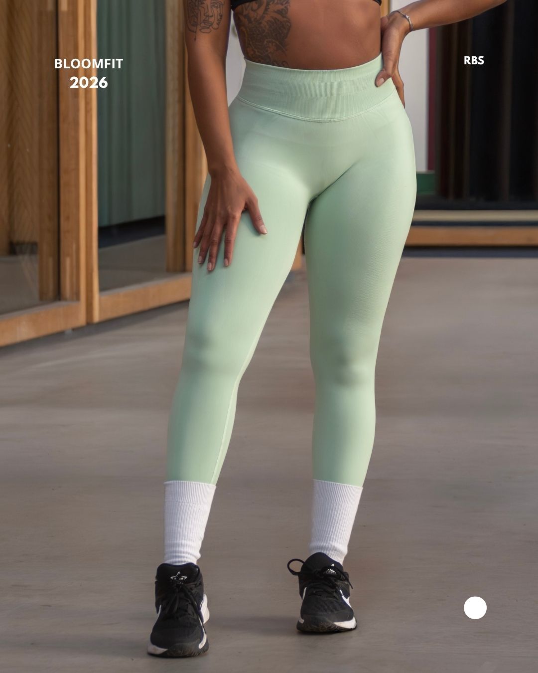 Legging de sport seamless - Vert Menthe
