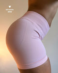 Métanoïa | Short de sport seamless - Rose poudré